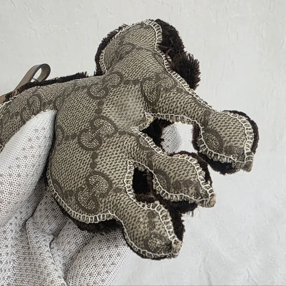 ‼️SOLD‼️ Auth Gucci Guccioli Poodles Lulu Leather Keyring/Bagcharm - Picture 8 of 9